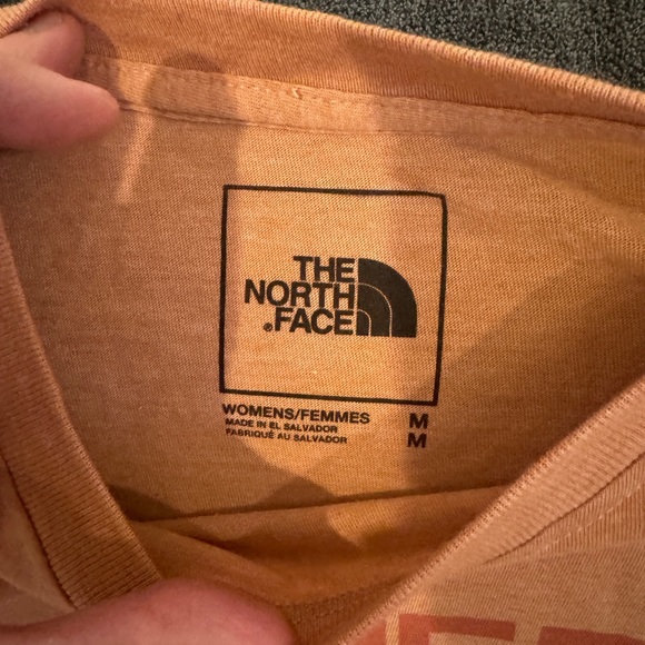 ❌NWT The North Face logo short sleeve t-shirt women’s M rose heather pink tee - Picture 3 of 5